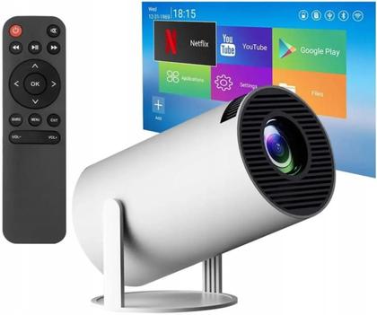 Imagem de Mini Projetor Portátil 4k Android Full Hd Smart Wifi Cinema Home Hy300 Android 11 WiFi
