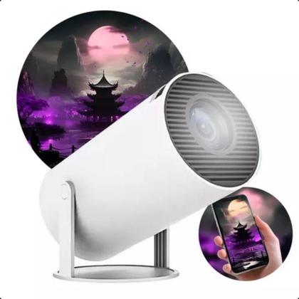 Imagem de Mini Projetor Portátil 4K Android Smart WiFi Full HD Bluetooth