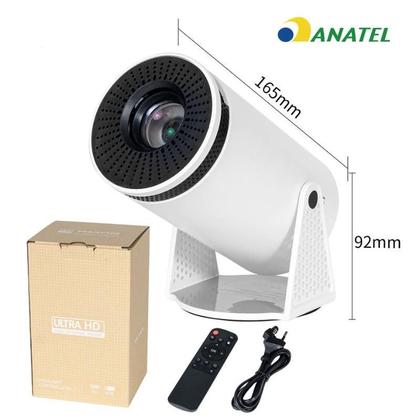 Imagem de Mini Projetor Portatil 5G Wifi 6 Bt 5.0 Android 11, Projetor