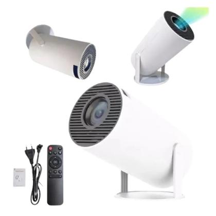 Imagem de Mini Projetor Portátil Hy- 300 Pro 5G Wifi 6 Bt 5.0 Android