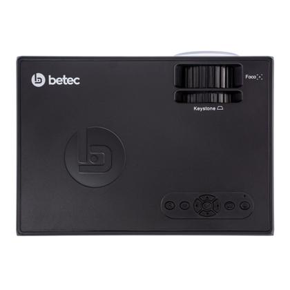 Imagem de Mini Projetor Portátil Led - 2100 Lumens - Betec BT850 - HD Nativo - 130 Polegadas - Bivolt