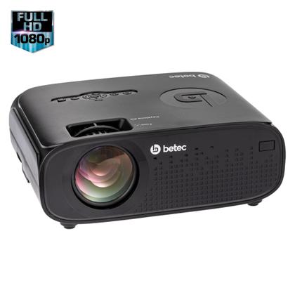Imagem de Mini Projetor Portatil Led - Betec BT930 - 2700 Lumens - Full HD Nativo - 200 Polegadas