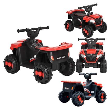 Imagem de Mini Quadriciclo Elétrico 6V Vermelho CE23440 - 9974 ZIPPY TOYS