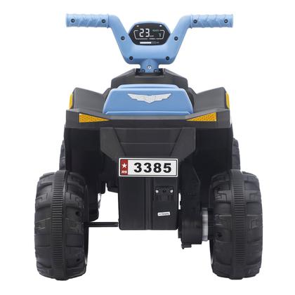 Imagem de Mini Quadriciclo Elétrico Azul Menino 6v Infantil Bateria Com Luzes E Sons Adventure