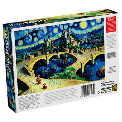 Imagem de Mini Quebra-cabeça 1000 peças Noite Estrelada 2.0 - Grow