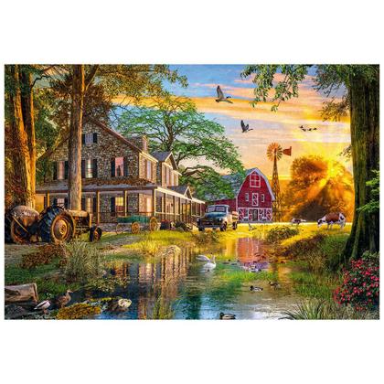 Imagem de Mini Quebra-cabeça 1000 peças Vida na Fazenda