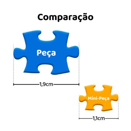 Imagem de Mini Quebra-cabeça 500 peças Estrada com Cipreste e Estrela