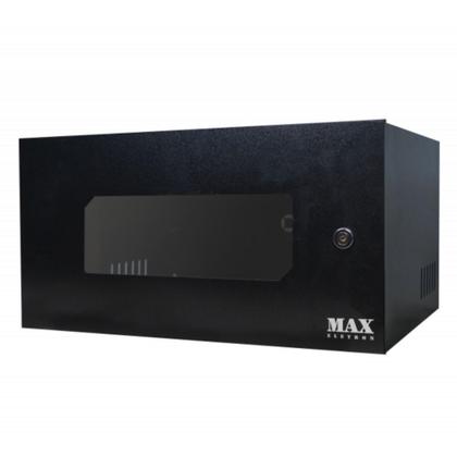 Imagem de Mini Rack 19'' 05u X 350mm Preto c/ 02 Chaves Max Eletron