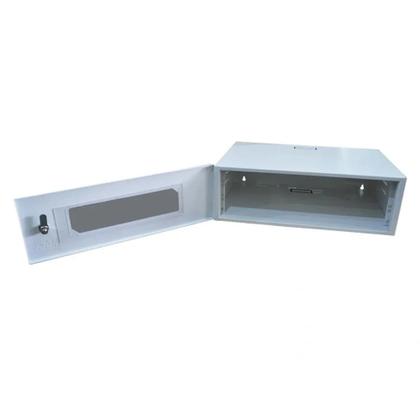 Imagem de Mini Rack Horizontal Max Eletron 3U Branco c/ Acrílico