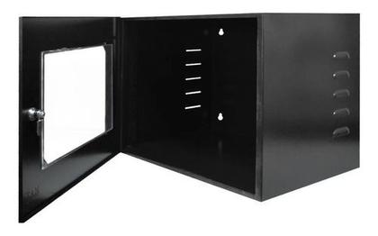 Imagem de Mini Rack Parede Servidor 8u Padrão 19 E Bandeja 250mm
