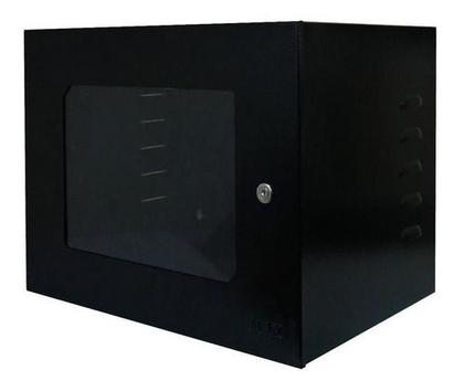Imagem de Mini Rack Parede Servidor 8u Padrão 19 E Bandeja 250mm