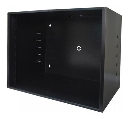 Imagem de Mini Rack Parede Servidor 8u Padrão 19 E Bandeja 250mm