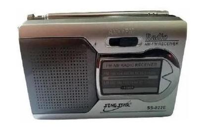 Imagem de Mini Rádio Am/fm De Bolso Portatil P2 Fone De Ouvido Alto