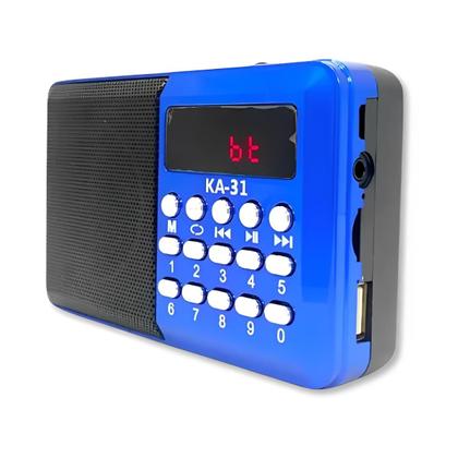Imagem de Mini Rádio Retro Radinho Fm Digital De Bolso Portátil Bluetooth Recarregável JD 30 e 35