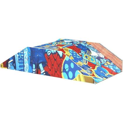 Imagem de Mini Rampa Skate Park Funbox Radical Com Skate de Dedo