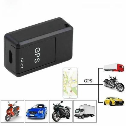 Imagem de Mini Rastreador GPS Magnético Para Carro Em Tempo Real Antifurto E Antilocalizador Com Suporte Forte