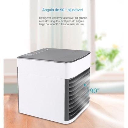 Imagem de Mini Refrigerador De Ar Elétrico Doméstico Ventilador Multifuncional USB 