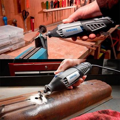 Imagem de Mini Retifica 4000 3/36 Kit 36 Pc 127v - Dremel