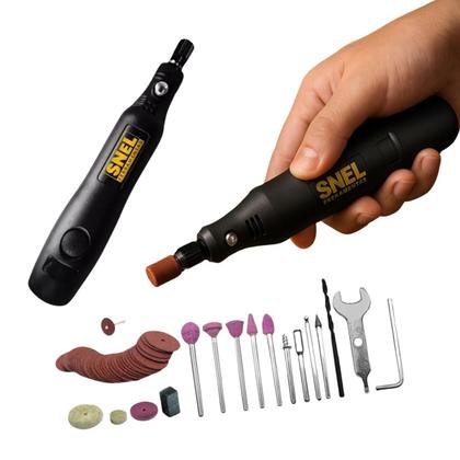 Imagem de Mini Retifica Eletrica Com Acessorios Snel Ferramentas