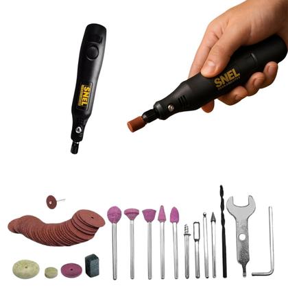 Imagem de Mini Retifica Eletrica Com Acessorios Snel Ferramentas