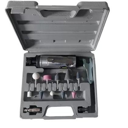 Imagem de Mini Retífica Pneumática Kit Esmeril Jogo Com Trava Ferramenta Precisão Profissional