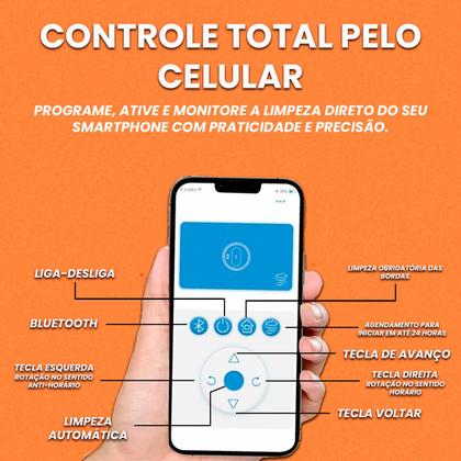 Imagem de Mini Robô Aspirador De Pó Automático Inteligente Com Sensor de Desvio De Obstáculos
