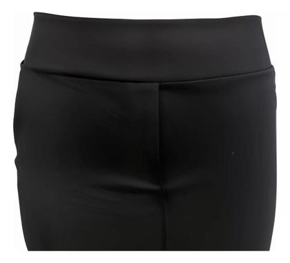 Imagem de Mini Saia Básica Em Strech Cintura Alta Preta Tam: M