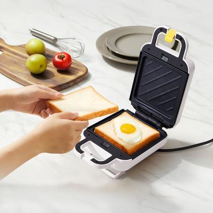 Imagem de Mini Sanduicheira Elétrica Grill Gaabor Antiaderente 600w Cor Branco