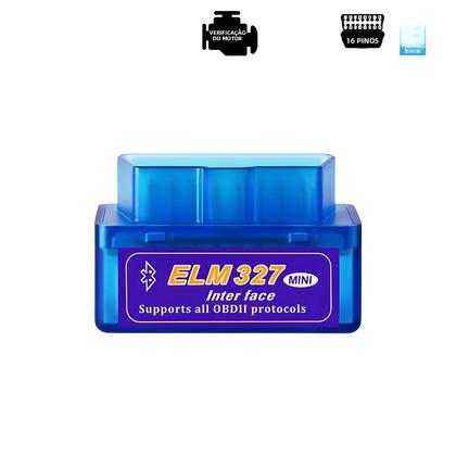 Imagem de Mini Scanner OBD2 Bluetooth ELM327 V2.1 Leitor De Códigos Para Ferramenta De Diagnóstico Automotivo