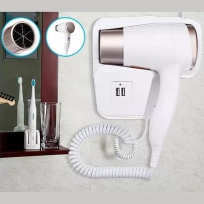 Imagem de Mini Secador de Cabelo 220v Portátil Para Viagem Potente e Original