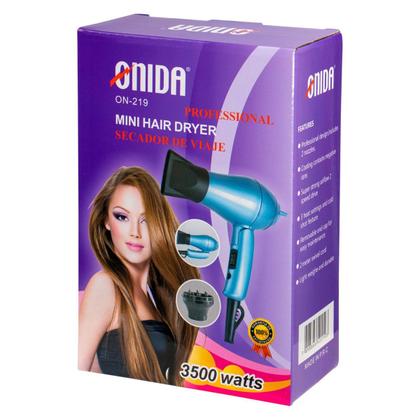 Imagem de Mini Secador De Cabelo 3500w Bivolt Portátil Dobrável Hair Dryer Compacto