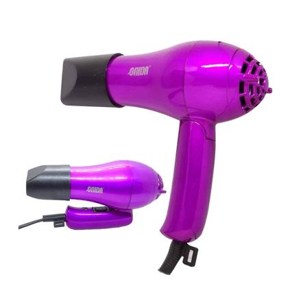 Imagem de Mini Secador De Cabelo 3500w Bivolt Portátil Dobrável Hair Dryer Compacto