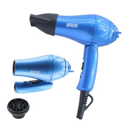 Imagem de Mini Secador De Cabelo Onida Bivolt Portátil Dobrável Compacto Com Ions 3500w para Viagem