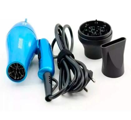 Imagem de Mini Secador de Cabelos Dobravel Para Viagem 3500w c/ Difusor