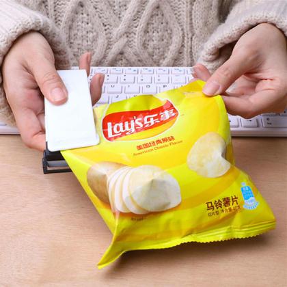 Imagem de Mini Seladora de Embalagens Selador Alimentos Portátil CLINK