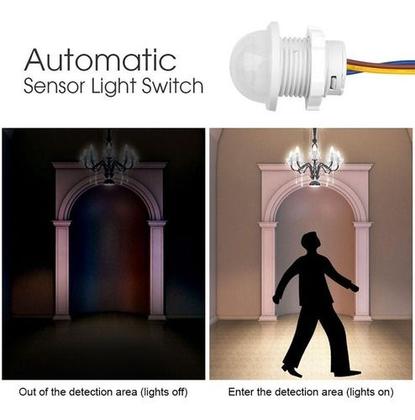 Imagem de Mini Sensor 2 Em 1 - Presença Com Fotocélula De Luz 110/220v