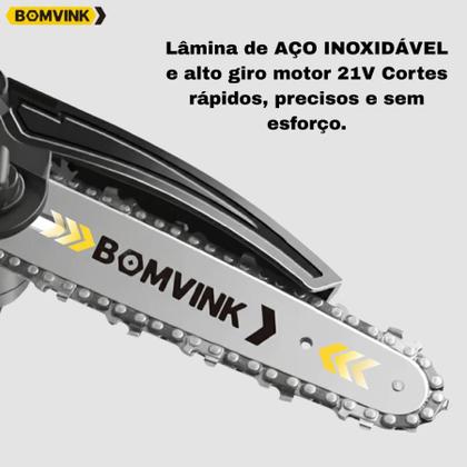 Imagem de Mini Serra Elétrica Portátil Recarregável 21V