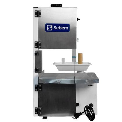 Imagem de Mini Serra Fita Para Carne com Moedor/Picador 3 em 1 de Bancada Industrial Bivolt Sebem