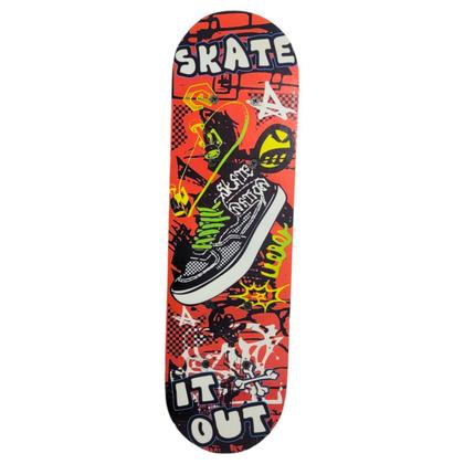 Imagem de Mini Skate De Madeira Resistente Infantil Completo Montado Até 30 Kg Leve Rodas Macias 