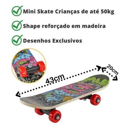 Mini Skate Infantil Iniciante Menino E Menina Arte De Rua desenho sortido - XH Imagem de Mini Skate Infantil Iniciante Menino E Menina Arte De Rua desenho sortido