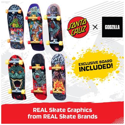 Imagem de Mini Skateboards Tech Deck Godzilla Sk8shop com acessórios