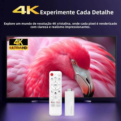 Imagem de Mini Smart TV Box H96 MAX H313 Com Android 14, 4K HD, 2GB/16GB Ou 8GB, Wifi6, Bluetooth E Google