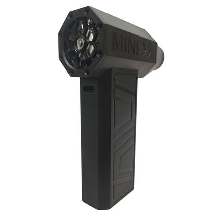 Imagem de Mini Soprador Turbo Jet Fan 90.000 RPM 3 Velocidades USB Bateria Recarregavel Sem Fio Limpa Computador Teclado Eletronico Acende Fogo Churrasqueira Re