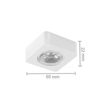 Imagem de Mini Spot de Sobrepor Astraled Nial Led Alto IRC 90 3W Quadrado
