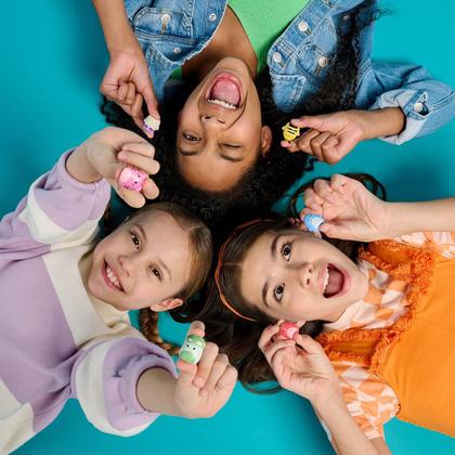 Imagem de Mini-Squish Squish-a-Longs Série 2 Wave 2, pacote com 14 acessórios