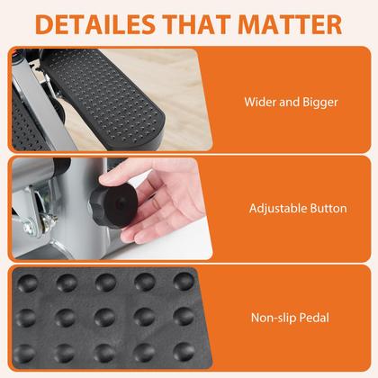Imagem de Mini Stepper Sweetcrispy com Faixas de Resistência 136 kg