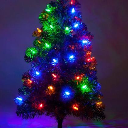 Imagem de Mini String Lights de Natal Dazzle Bright 200LED 64m, pacote com 4