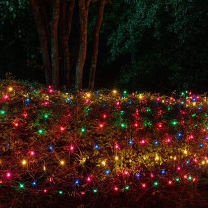 Imagem de Mini String Lights de Natal Dazzle Bright 200LED 64m, pacote com 4