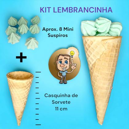 Imagem de Mini Suspiros Caseiro aprox. 600 unid Verde