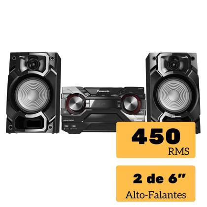 Mini System Panasonic SC-AKX220LBK - CD USB Bluetooth Max Jude
